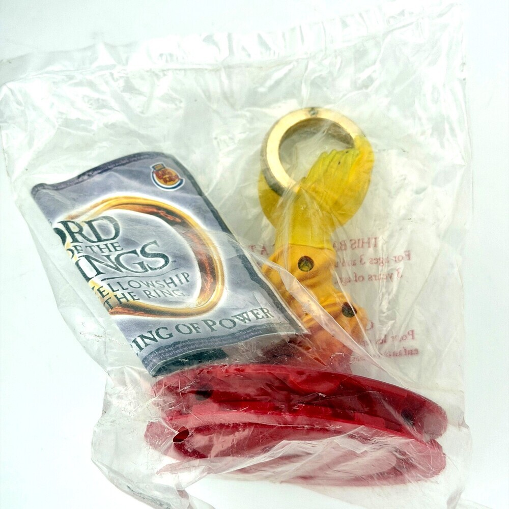 LOTR One Ring Lord Of The Rings Fellowship Burger King Kids Meal Toy NEW
